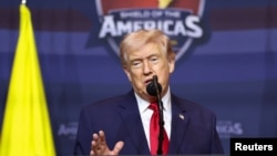 特朗普总统在美洲之盾峰会上讲话。(2026年3月7日)