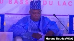 Gwamnan Jihar Borno Kashim Shettima wanda ya wakilci shugaban Najeriya wajen bude taron