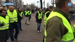 Hollanda'da 'Sarı Yelekliler' Protestosu