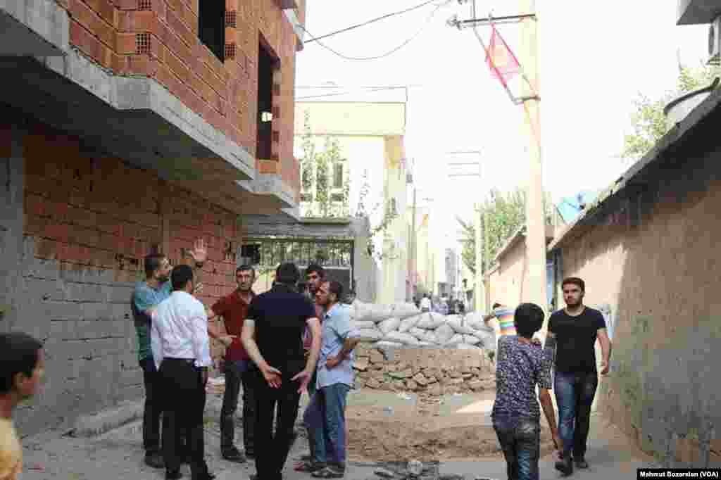The town of Cizre in southteastern Turkey after weeklong curfew lifted