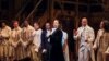 FILE - Lin-Manuel Miranda, actor and creator of the play "Hamilton," addresses the audience after the play's opening night on Broadway in New York, Aug. 6, 2015.