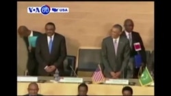 VOA60 America- President Obama becomes the first sitting president to address the African Union- July 28, 2015