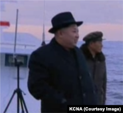 Footage from North Korean TV shows Kim Jong Un watching the recent SLBM test that video analysis suggests was a dud.