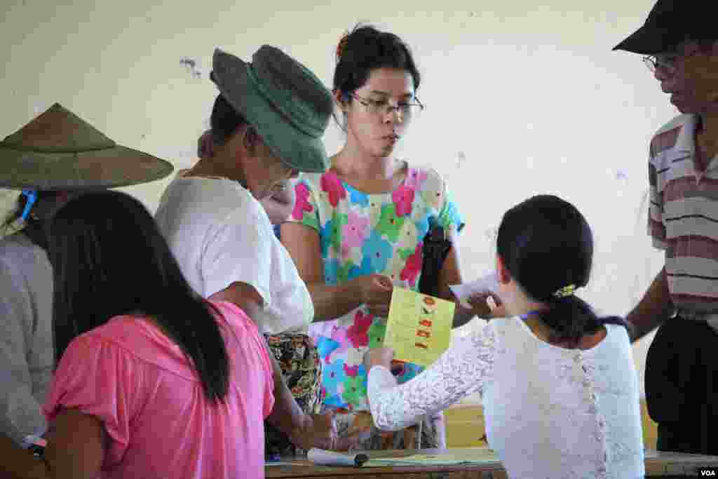 Voting began in Myanmar Saturday in by-elections