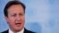 British Prime Minister David Cameron speaks during a news conference at the United Nations headquarters in New York, May 15, 2013. 