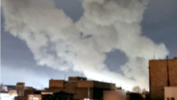 عکس منتسب به حمله در منطقه‌ای در شهر صنعتی البرز در الوند، استان قزوین - چهارشنبه ۵ فروردین