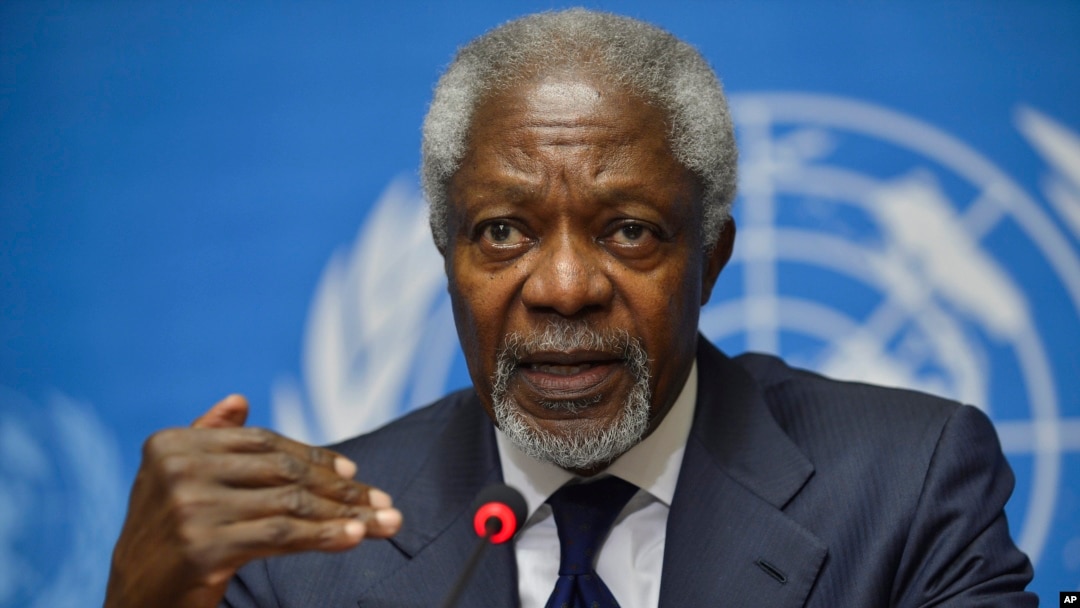 Cựu Tổng thư ký Liên Hiệp Quốc Kofi Annan.