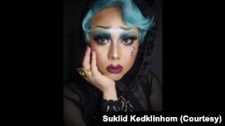 Suklid Kedklinhom performs drag shows in Washington, D.C. under stage name "Miss LaBella Mafia."