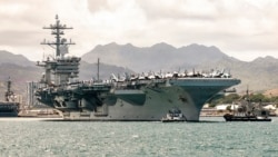 7월 7일 미 해군 니미츠급 항공모함 시어도어 루즈벨트함(CVN 71)이 2026년 림팩 훈련 해상 훈련 참가를 위해 하와이 진주항을 출항하고 있다. (사진 출처: DVID)