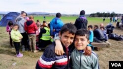 Children of Idomeni Refugee Camp