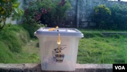 Ballot box in Sierra Leone