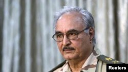 Le général Khalifa Haftar à Benghazi, le 17 mai 2014. (REUTERS/Esam Omran Al-Fetori)