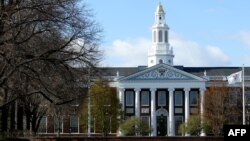 FILE - General view of Harvard University campus is seen on April 22, 2020 in Cambridge, Massachusetts. (Photo by Maddie Meyer / GETTY IMAGES NORTH AMERICA / AFP)