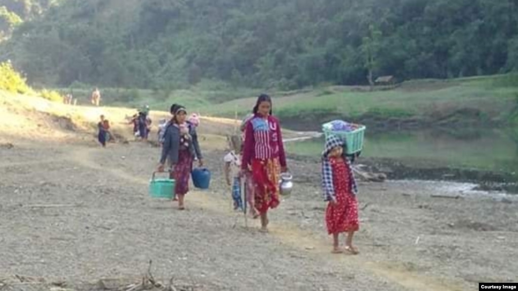 စစ္ေရွာင္ဒုကၡသည္မ်ား (photo-Rakhine Ethnics Congress)