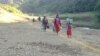 ဘူးသီးတောင်မြို့နယ် အနီးတွင် ဖြစ်ပွားခဲ့သော တိုက်ပွဲများကြောင့် တိမ်းရှောင်ထွက်ပြေးလာခဲ့ကြသော စစ်ရှောင်များ။ (ဓာတ်ပုံ - Rakhine Ethnics Congress)