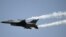 FILE - A Pakistani F-16 fighter jet flies past during a military parade in Islamabad, March 23, 2017. The U.S. and Pakistan are reportedly engaged in talks about the U.S. use of Pakistani airspace to conduct counterterror strikes against targets in Afghanistan.