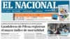 Portada del diario El Nacional, de Venezuela. [Foto: Archivo]