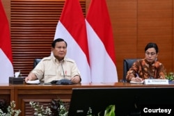 Prabowo menegaskan barang dan jasa lainnya selain barang dan jasa mewah tarif PPN-nya tetap 11 persen. (biro Setpres )