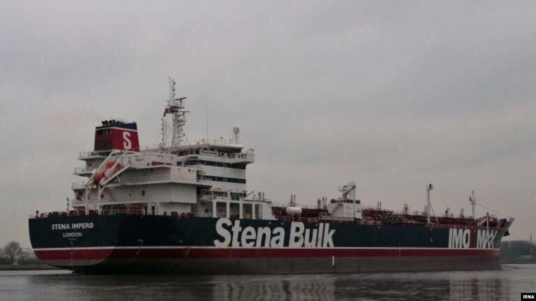 O navio petroleiro capturado pelo Irão