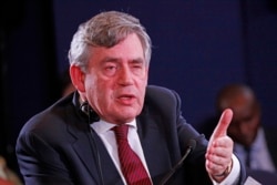 FILE - Former British Prime Minister Gordon Brown.