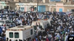 Une manifestation à Nouakchott, le 12 septembre 2012.