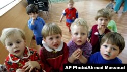 Anak-anak dengan HIV di sebuah rumah sakit St. Petersburg, Rusia. (Foto: Dok)