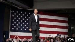 Obama dijo a una multitud en la Universidad estatal de Ohio que los republicanos cuentan con que los electores olviden quiénes causaron el desastre.