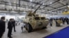 2024年2月4日沙特首都利雅得“2024年世界防務展”上中國館展出的裝甲車