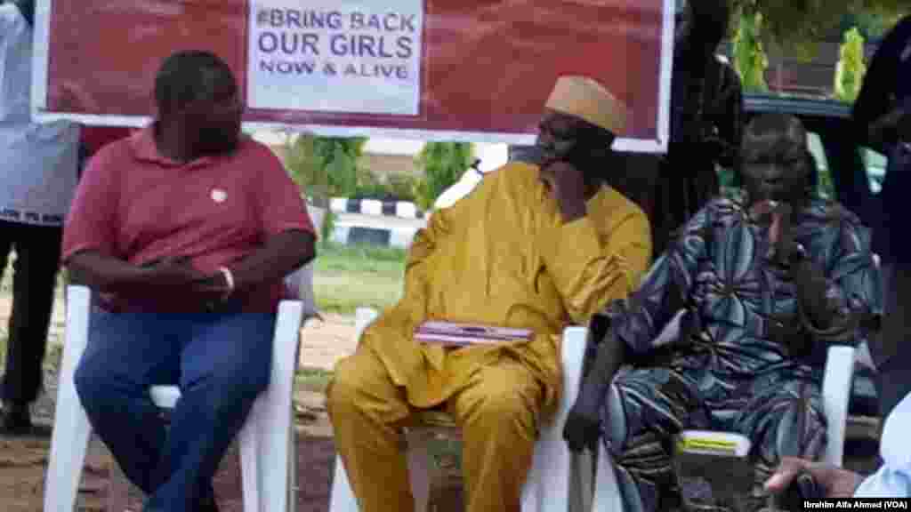 &#39;Yan Kungiyar BBOG A Dandalin Unity Fountain Inda akayi bikin Murnar &#39;Yan Matan Chibok da aka Sako