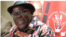 Tendai Biti, the head of the People’s Democratic Party speaking to reporters in Harare, July 14, 2018, has fled to neighboring Zambia seeking asylum.