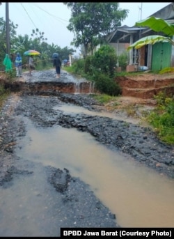 Kondisi banjir dan longsor di Sukabumi, Jawa Barat, 4 Desember 2024. (Foto: BPBD Jawa Barat)