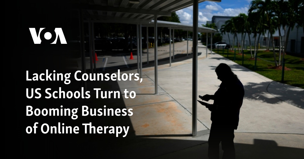 Lacking Counselors, US Schools Turn to Booming Business of Online Therapy