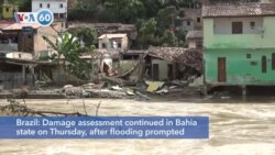 VOA60 World - Brazil: 136 cities in Bahia in a state of emergency due to flooding