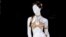 The Princess Leia slave costume worn by actress Carrie Fisher in "Star Wars Episode VI: Return of the Jedi" is shown in this handout photo released to Reuters, Sept. 16, 2015.