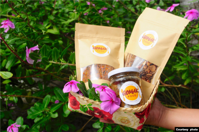 Berbagai produk ikan teri GOMAK food (foto: courtesy).