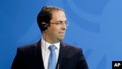 Le Premier ministre tunisien Youssef Chahed, 14 février 2017.