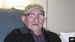 This photo provided by Guinness World Records shows 112 year-old Salustiano Sanchez-Blazquez, who, according to research by Guinness World Records, is the new world's oldest man.