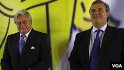 La fórmula del Partido Nacional, integrada por Luis Alberto Lacalle y Jorge Larrañaga, aceptó debatir entre fórmulas con el Frente Amplio.