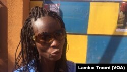 Judith Kiema est comédienne à Ouagadougou, 8 décembre 2018. (VOA/Lamine Traoré)