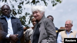 L'Afrique du Sud et les Etats-Unis vont constituer une unité conjointe pour suivre les flux financiers générés par le braconnage d'animaux sauvages, a annoncé mercredi la secrétaire américaine au Trésor Janet Yellen