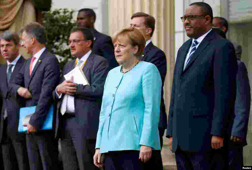  ቻንስለር ጀርመን ኣንገላ መርከል ኣብ ኢትዮጵያ ናይ ሓደ መዓልቲ መገሻ ፈጺመን