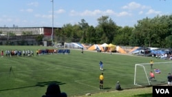 Thai communities in US participate the Labor Day Thai Soccer Tournament in New York. Sept,4 2017.