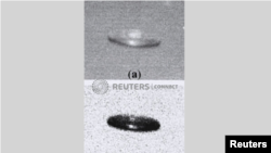 Penampakan UFO yang digambarkan menyerupai permen Tic-Tac (foto: dok).