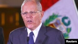 El presidente de Perú Pablo Kuczynski.