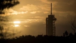 A SpaceX Falcon 9 rocket with the company's Crew Dragon spacecraft onboard is seen on the launch pad at Launch Complex 39A after being rolled out overnight as preparations continue for the Crew-1 mission, Tuesday, Nov. 10, 2020, at NASA's Kennedy Space Center.
