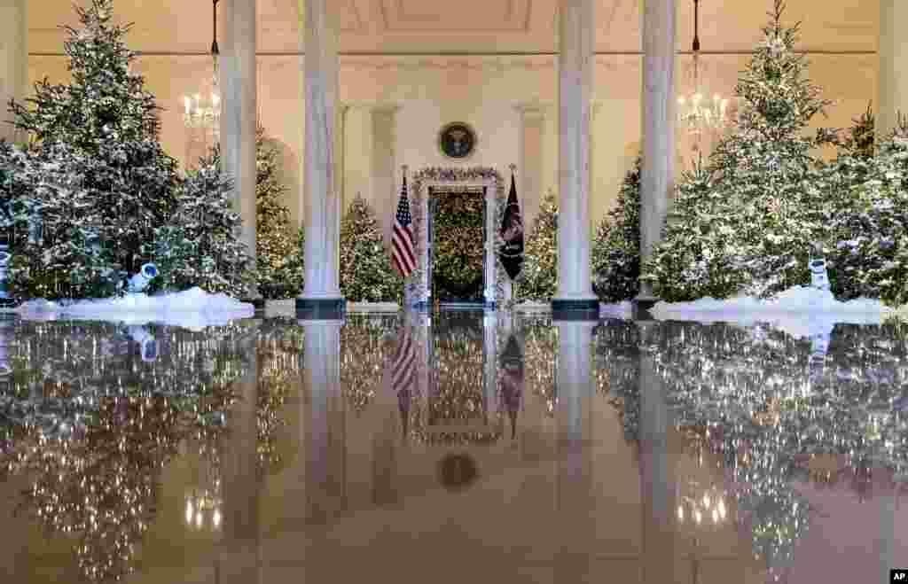 مراسم رونمایی از تزئینات ویژه جشن کریسمس در کاخ سفید
