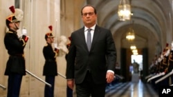 Tổng thống Pháp Francois Hollande sẽ gặp Tổng thống Mỹ Barack Obama tại Tòa Bạch Ốc vào ngày 24/11/2015.