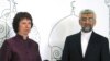 سعید جلیلی مذاکره کننده اتمی ایران و کاترین اشتون نماینده شش قدرت جهانی ،دیدارهای دوجانبه ای نیز داشتند