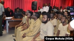 Activistas angolanos em tribunal