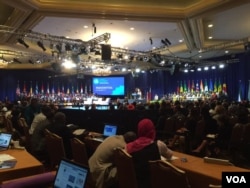 Young African Leaders Initiative summit in Washington, D.C., Aug. 3, 2015. (Photo: Arash Arabasadi / VOA)